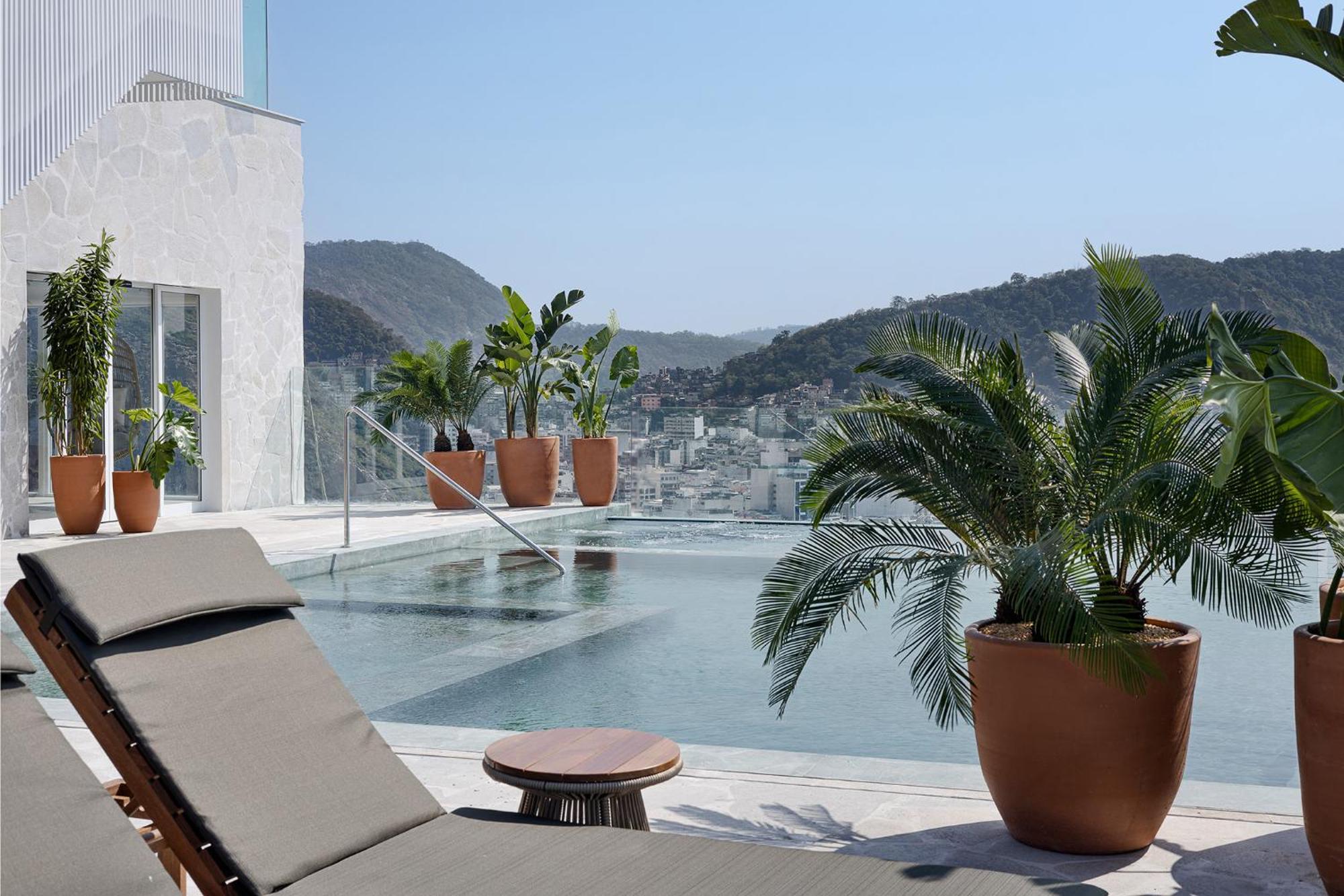 里奥安托宫殿酒店 里约热内卢 外观 照片 Rooftop pool