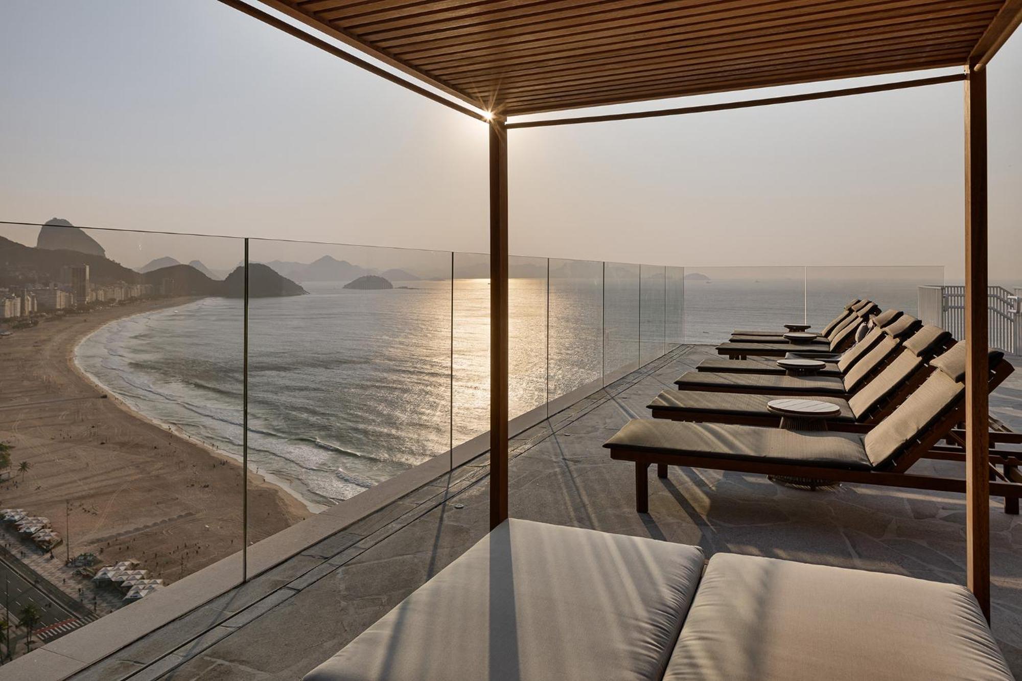 里奥安托宫殿酒店 里约热内卢 外观 照片 The beach at the hotel